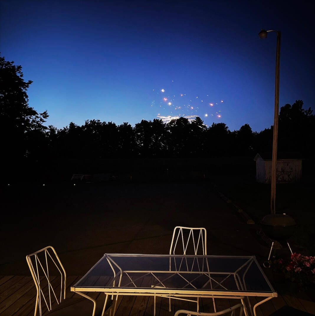 Nighttime on the Deck